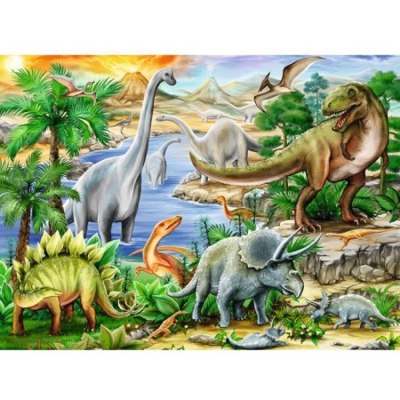 Puzzle Viata Preistorica, 60 Piese Ravensburger - 1
